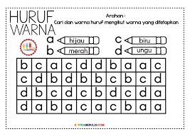 Pilih bahasa melayu log masuk (membuka tetingkap baharu). Lembaran Kerja Prasekolah Cari Dan Warna Huruf A Hingga Z Kitpramenulis