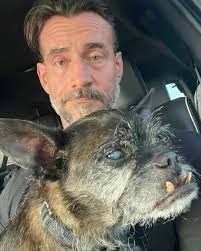 Cm Punk and his dog Larry
