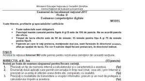 Bacalaureat 2017 (rezultate competenţe lingvistice şi digitale) | o școală europeană pentru elevi și comunitate! CompetenÅ£e Digitale 2017 Elevii SusÅ£in Proba De CompetenÅ£e Digitale Subiecte Si Rezultate
