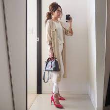 plst プラステ plstmagazine インスタグラマー 星玲奈 シャツワンピース v開きワンピース 日本のファッションスタイル ファッション ファッションコーデ