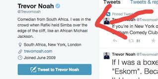 Meet Comedian Trevor Noah Your New Bae Comedians Trevor Noah Twitter Bio