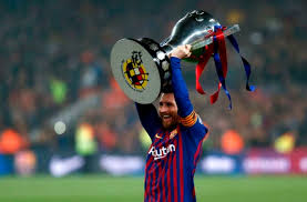 Apparently the english fourth division is worthy of the main page, but the final of the copa del rey isn't? Lionel Messi Aims To Win Both La Liga And Copa Del Rey With Barcelona