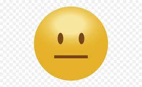 To be or not to be? Emoji Emoticon Straight Face Straight Face Emoji Png Free Transparent Emoji Emojipng Com