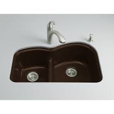 kohler woodfield double basin