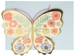 Maybe you would like to learn more about one of these? Meri Meri Birthday Card Butterfly Flowers Takatomo De