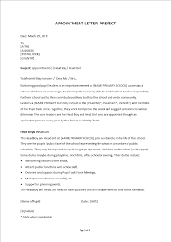 It typically details why they should be purchased and includes a call to action. School Prefect Appointment Letter Templates At Allbusinesstemplates Com