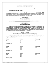The last will and testament is a document that is created by the grantor to show how his wealth and property will be distributed when he dies. Virginia Will Template Fill Online Printable Fillable Blank Pdffiller