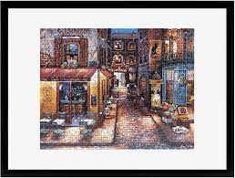 This diy picture frame is an easy and cheap solution for framing large art prints or posters. Amazon Com Mcs Frame For Puzzles Sized Or Smaller Black 20 X 27 Home Kitchen
