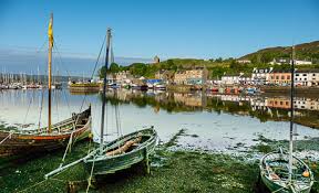 The detailed road map represents one of many map types and styles available. Kintyre Campbeltown And Tarbert Walks Walkhighlands