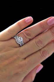 42 Wedding Ring Sets That Make The Perfect Pair Infinity Wedding Ring Set Wedding Ring Sets Infinity Ring Wedding
