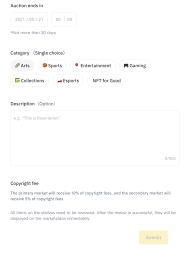 How To Sell An Nft On Binance Nft Marketplace Binance Support
