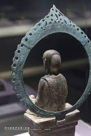 铜地藏菩萨坐像吴越浙江金华万佛塔地宫出土浙江省博物馆藏bronze statue of ksitigarbha 907 78 unearthed at wanfo pagoda jinhua zhejiang china zhejiang prov buddha statue sculpture statue