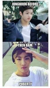 He Looks The Same Tbh Truth But He Look Older He Looks Like A Baby In That First Picture Jungkook Bts Bts Memes Hilarious