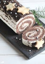Ju Carnets La Buche Du Reveillon Genoise Au Chocolat Fourree De Mascarpone De Creme De Chataig Creme De Chataigne Recette Dessert Noel Genoise Chocolat