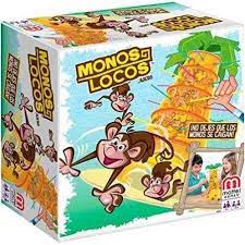 Aunque esté desarrollado para toda la familia, mattel monos locos incluye piezas de pequeño tamaño que podrían provocar la asfixia de los niños. Juego Monos Locos