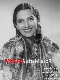 Recordando el nacimiento de ROSA MARIA ALAM Nacio el 04 de agoto de 1913 en  Yucatán, Mexico; Fue una cantante mexicana de origen libanés, famosa en los  años 1940 en México y