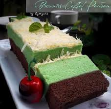 1 cawan air daun pandan. Resepi Brownies Kukus Coklat Pandan Resepi Bonda