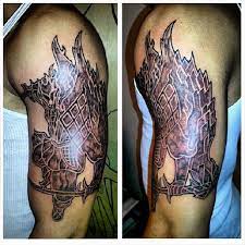 Susanoo is a gigantic, humanoid avatar made of the user's chakra which surrounds them and fights on their behalf. Susanoo Tattoo