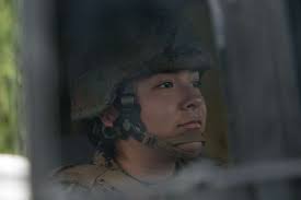 U.S. Marine Corps Lance Cpl. Katherine Falcon, a Chemical,