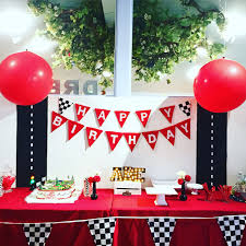 Cars Theme Decor By Snooknuk Cars Theme Birthday Party Race Car Birthday Party Cars Birthday Party Decorations