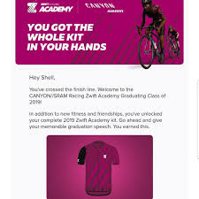 Today I Buckled Down With Gozwift And I Graduated It Feels Sooooo Good Zwift Academy 2019 Has Push How To Memorize Things Cycling Girls Fitness Friendship