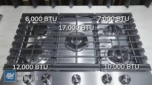 5 burner gas cooktop with griddle