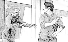 The Walking Dead Fan Art The Walking Dead Coloring Pages Glenn Walking Dead Fan Art Coloring Pages Coloring Books