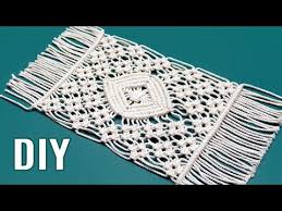 Macrame Table Runner Tutorial Diy Table Mats Decoration Ideas Youtube Table Runner Tutorial Macrame Table Runner Table Runner Diy