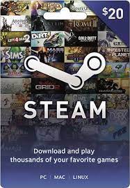 Steam is a store where different games, utility software, cosmetics, movies, etc can be purchased. Valve Steam Wallet 20 Gift Card Multi Steam Wallet Posa 20 Best Buy