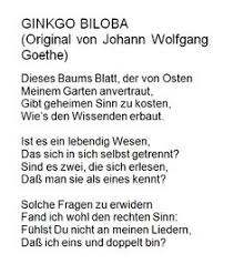 Der Ginkgobaum Inspirierte Goethe 1815 Zu Diesem Gedicht Gute Gedichte Gedichte Zitate