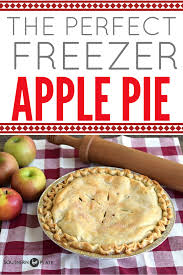 Freezer Apple Pie Https Www Southernplate Com Favorite Pie Recipes Apple Pie Freezer Apple Pie Recipe