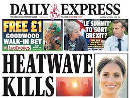 Killer Heatwave Headlines In Uk Press Not Yet Backed By Official Statistics Warns Ons Healthcare Expert Press Gazette