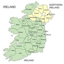 Printable road map of ireland. Ireland And Northern Ireland Pdf Printable Map Includes Counties Capitals And Editable Powerpoint Map Clip Art Maps