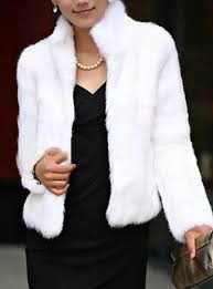 Black And White Faux Fur Coat Women S Winter Short Fur Coat Solid Colored Stand Long Sleeve Faux Fur Formal Style Black Long Sleeve Faux Fur Coat White Faux Fur Coat Short Faux Fur Coat