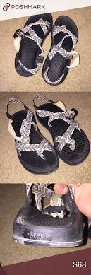 Black And White Chacos Chacos Z 2 Classic Sandals Hiking Fashion Classic Sandal Womens Sandals