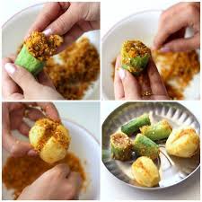 Bharwa Karela With Besan Stuffed Karela Potato Sabji Recipe Indian Food Recipes Vegetarian Recipes Potato Sabji