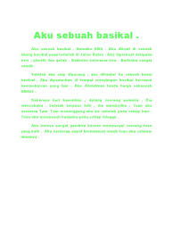 Tema adalah hal yang penting dalam sebuah karangan. Aku Sebuah Basikal