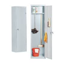 Placard à balai remise idée déco entrée maison idee deco entree amenagement buanderie cellier deco entrée nouvelle cuisine rangement cuisine. Armoire A Balais Acial Grise Armoires De Rangement