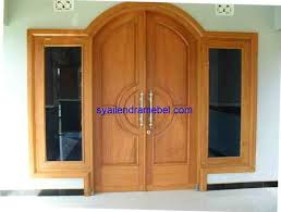 Walaupun begitu, perbedaan harganya tidak terlalu jauh dengan harga kusen kayu. Kusen Pintu Jati Lengkung Syailendra Mebel Jepara