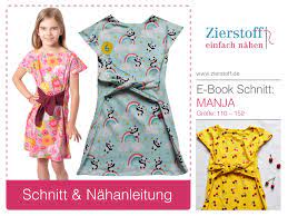 Da findest auch du deinen nächstes in unserem onlineshop findest du trendige schnittmuster und ausführlich bebilderte nähanleitungen, vorlagen zum ausplotten und ausdrucken, unsere ebooks. Jerseykleid Schnittmuster Manja Von Zierstoff Gr 110 152