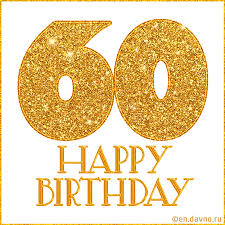 Es ist ein freudiges ereignis, das oftmals mit einer feier einhergeht. Happy 60th Birthday Animated Gifs Download On Funimada Com