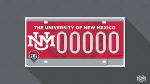 License plates can be selected from a vast range of options which are subject to eligibility. Unm S Campus Community Selects Cherry License Plate Unm Newsroom