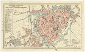 Plattegrond Groningen Groningen Antieke Kaarten 3d Tekeningen