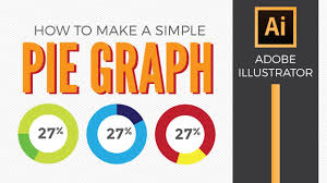 How To Make A Simple Pie Graph In Adobe Illustrator Graphic Design How To