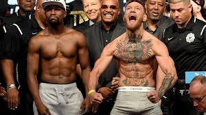 Mcgregor signed off his latest rant by alluding to the slap he placed on mayweather's head during the fierce press conferences that preceded their bout. Floyd Mayweather Jr Conor Mcgregor Das Offizielle Wiegen