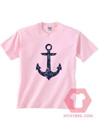 Anchor Light Pink Unisex T Shirt My O Tees