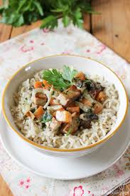 Carottes Au Tofu Fume Champignons Et Lait De Coco Recette Tofu Fume Tofu Fume Recette Tofu