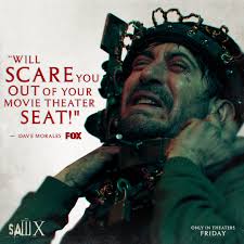 disclaimer: these critics were not trapped and forced to say nice things.  #SawX #SawTenber