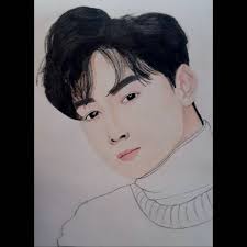 Cha Eun woo Sketch by Laviartworks