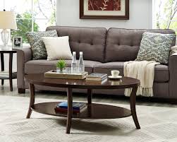 Unique and decorative coffee tables with storage. Perth 3 Piece Espresso Oval Coffee Table With End Tables Set Roundhill Furniture